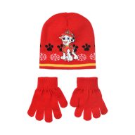   Paw Patrol Marshall Red children's hat + glove set 52 cm
