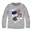Ushuaia Pictures  Grey Home T-Shirt for Men S
