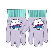   Gabby's Dollhouse Love Grey Love Purple children's glove