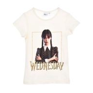   Wednesday Gloomy White children's short t-shirt, top 6 years / 116 cm