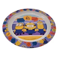 Minions Striped micro flat plate 22 cm