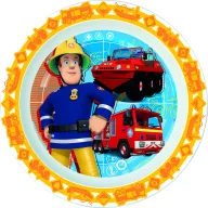 Fireman Sam Rescue Mission micro flat plate 22 cm