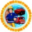 Fireman Sam Rescue Mission micro flat plate 22 cm