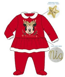 Disney Minnie Christmas baby onesie, pyjama 18 months