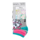 Disney Marie Dots Green children's no-show socks 31/34