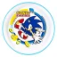 Sonic the Hedgehog Rings non-slip micro flat plate
