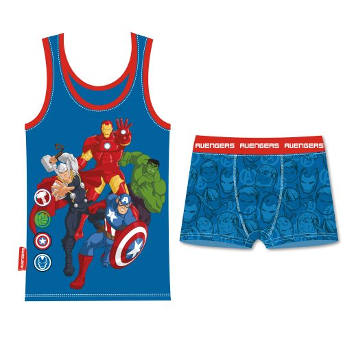 Avengers undershirt + boxer set, short pyjamas 4-9 years