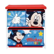   Disney Mickey  Star toy storage stand with 3 compartments 53x30x60 cm