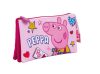 Peppa Pig Book pencil case with three compartments with three compartments 21 cm