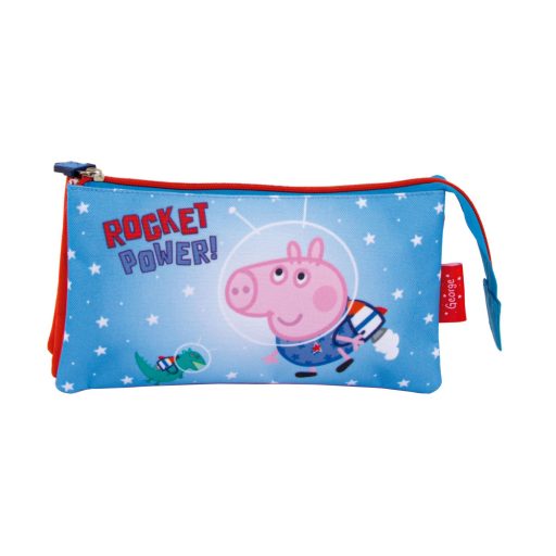 Peppa Pig Rocket 3-compartment pencil case 21 cm