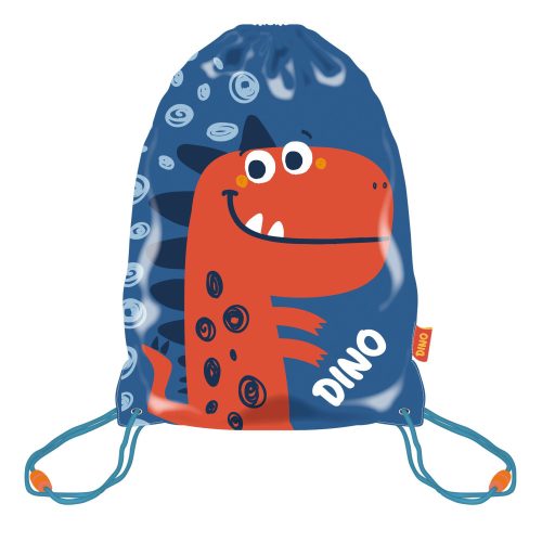 Dinosaur blue sports bag, gym bag 44 cm