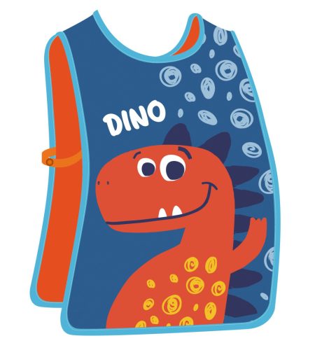 Dinosaur blue kids painting cape