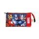 Avengers pencil case with three compartments with three compartments 21 cm
