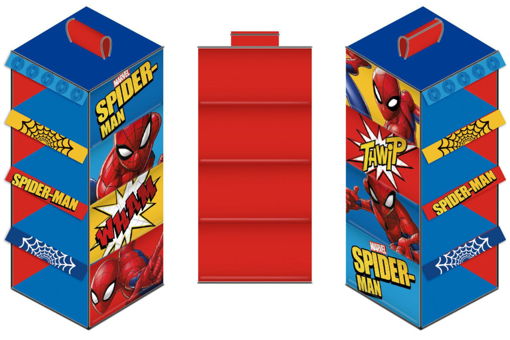 Spiderman Hanging Closet Organizer, 4 Tiers - Javoli Disney Online 