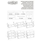 Batman toy storage rack 3-compartment 53x30x60 cm