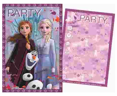 Disney Frozen Ice Magic Party invitation card
