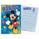Disney Mickey Party invitation card