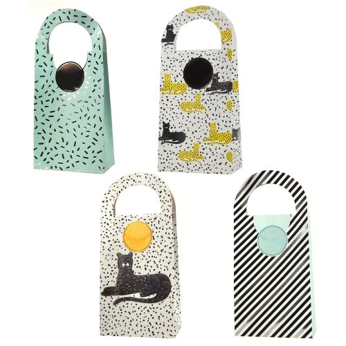 Patterned Colorful gift box 4 pieces