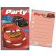 Disney Cars Party invitation card