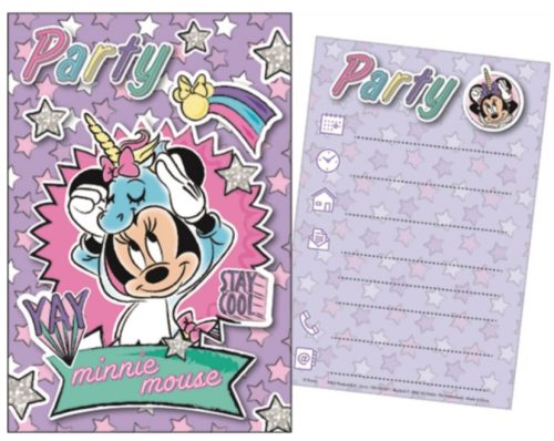 Disney Minnie Party invitation card