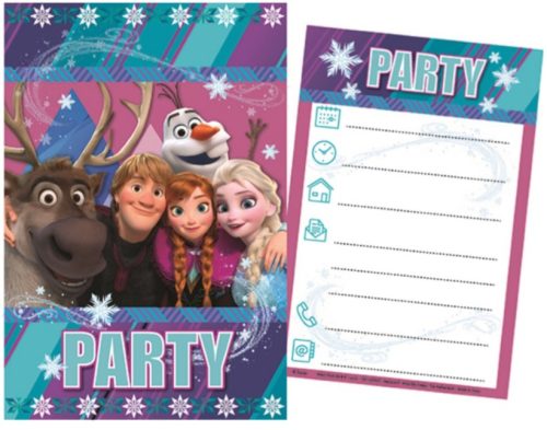 Disney Frozen Party Invitation Card