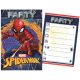 Spiderman Party Invitation Card