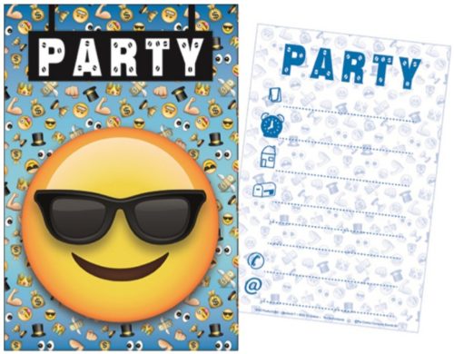 Emoji Party Invitation Card
