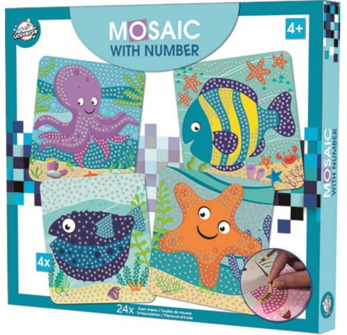 Ocean foam mosaic creative set