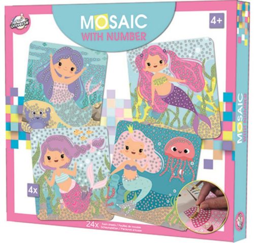 Mermaid foam mosaic creative set