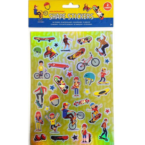Sports Holographic Sticker Set 2 Sheets - Javoli Disney Online Store 
