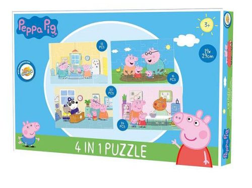 Peppa Pig Home puzzle 4 in 1