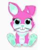 Ojo Pink Rabbit plush figure 15 cm