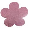 Flower glittery foam shape 12 pieces