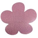 Colour Flower Glitter Foam Shape 12 pcs