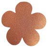 Flower glittery foam shape 12 pieces