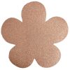 Flower glittery foam shape 12 pieces