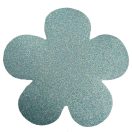 Colour Flower Glitter Foam Shape 12 pcs