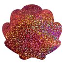 Colour Shell Holographic Foam Shape 12 pcs