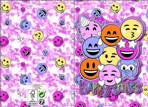 Emoji Smiles 3D pop-up greeting card + envelope