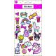 Girls puffy sponge sticker set