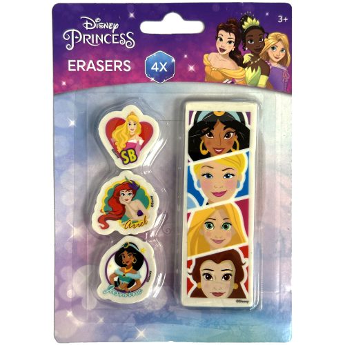 Disney Princess Royal shape eraser set 4 pieces