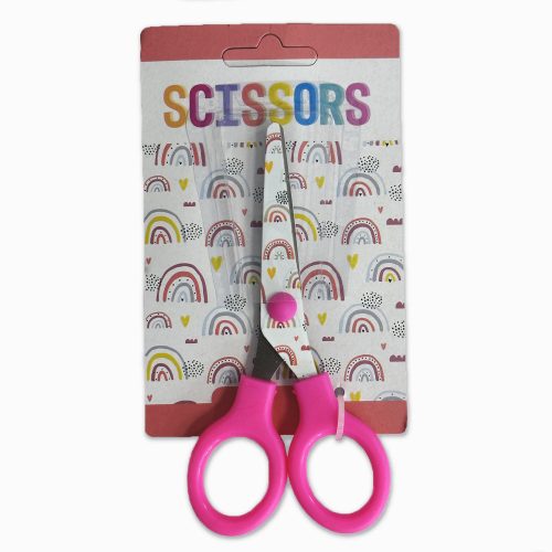 Rainbow paper cutting scissors 16 cm