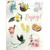 Summer Fun sticker set glittery 3 Arc