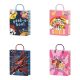 Disney, Paw Patrol, Spiderman plastic gift bag 25x18,5x8 cm