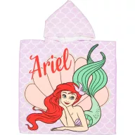   Disney Princess Ariel beach towel poncho 60x120 cm (Fast Dry)