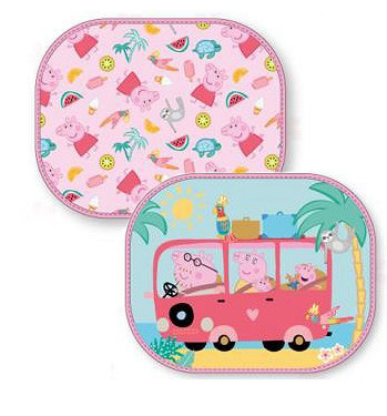 Peppa Pig Travel sunvisor for window 2 pieces