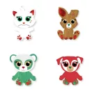 Animals Christmas plush surprise figure in 4 variations