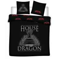   Game of Thrones House of the Dragon double, king-size duvet cover 240x220cm, 63x63 cm Microfibre