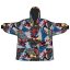 Spiderman fleece blanket poncho