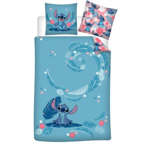 Disney Lilo and Stitch blue Bed Linen 140×200cm, 65×65 cm